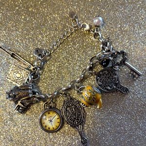 Brighton sterling silver charm bracelet in good condition